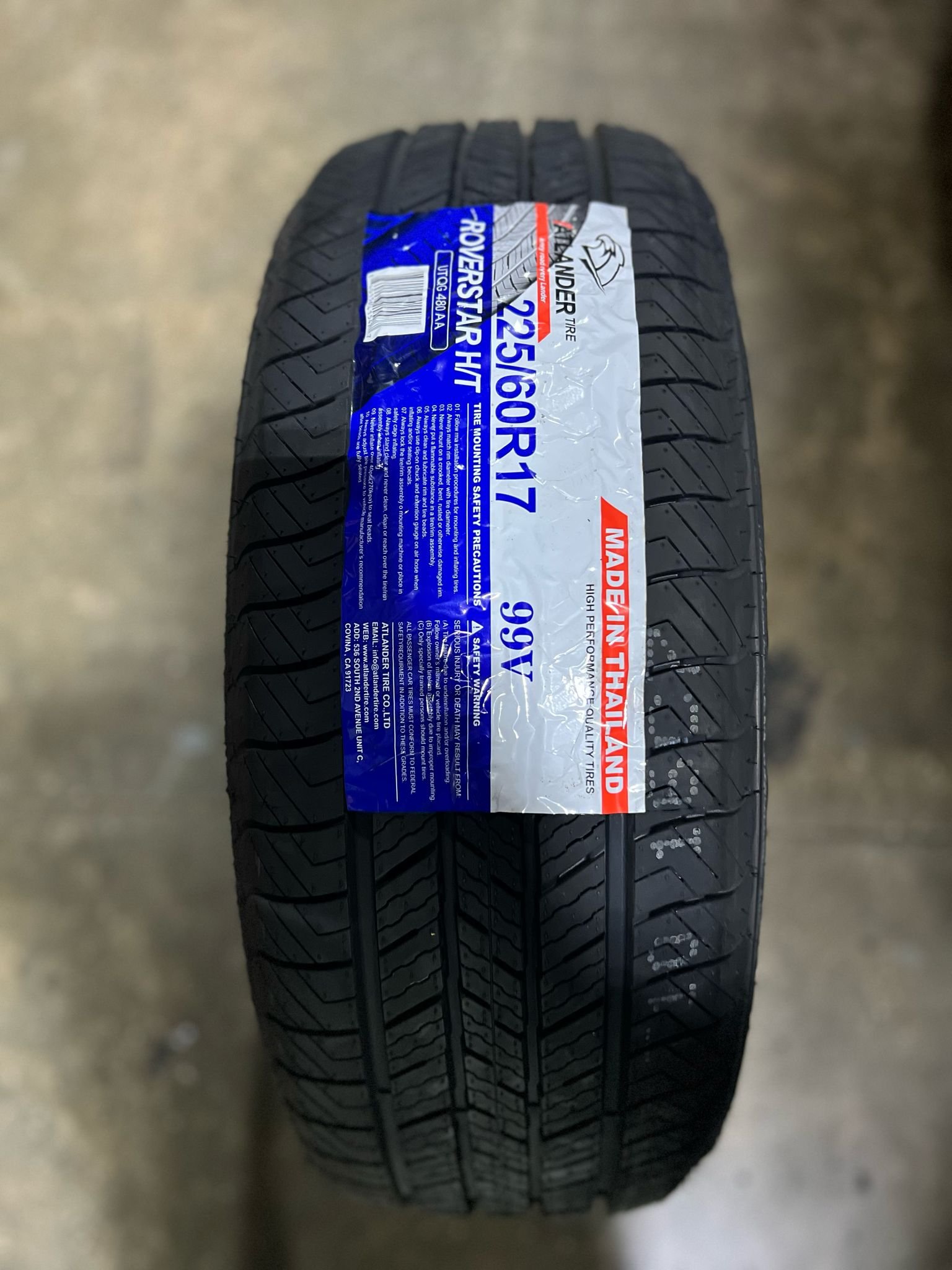 225/60R17 ROVERSTAR H/T 99V ATLANDER HT1013