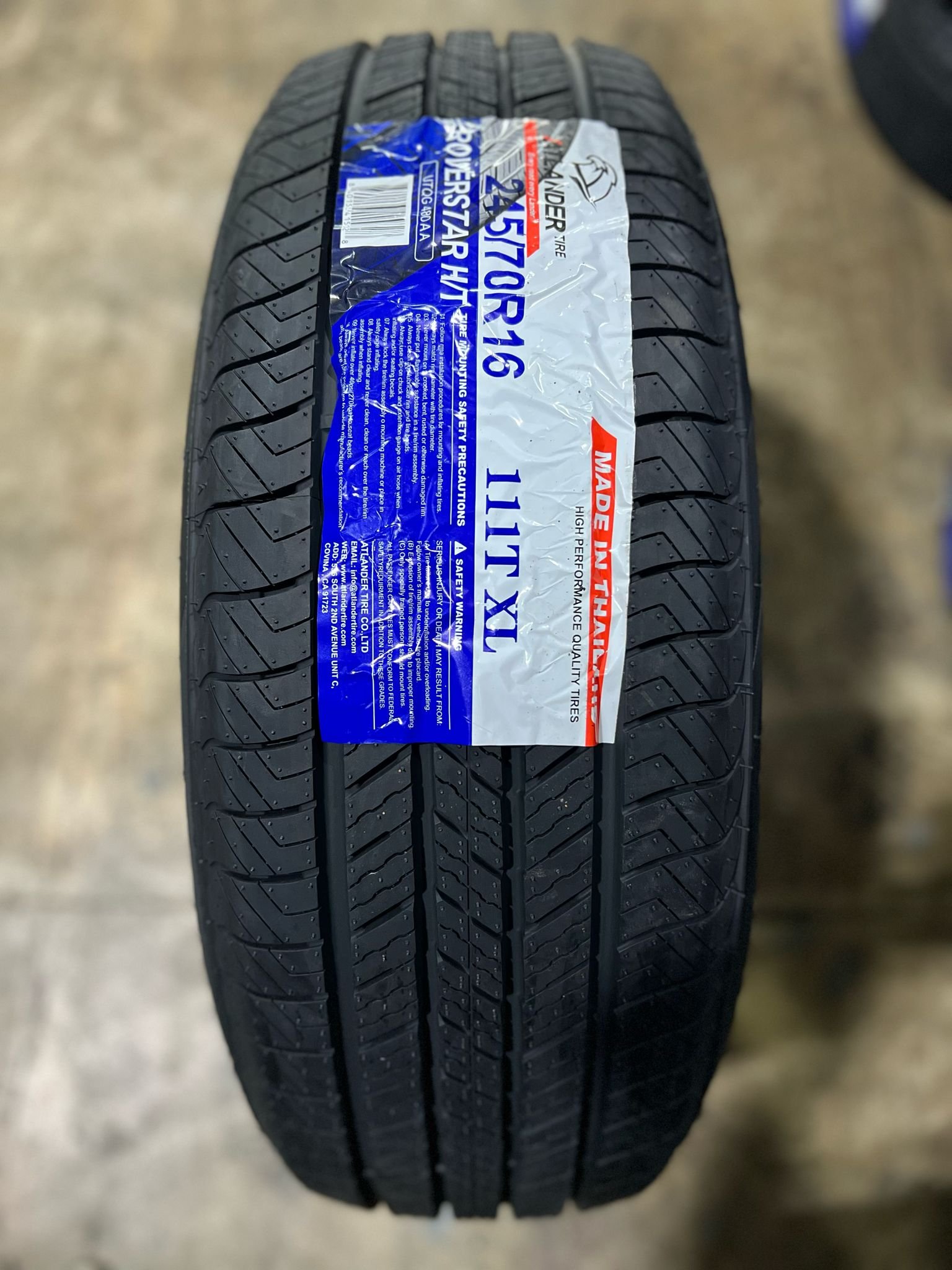 245/70R16 ROVERSTAR H/T 111T XL ATLANDER HT1008