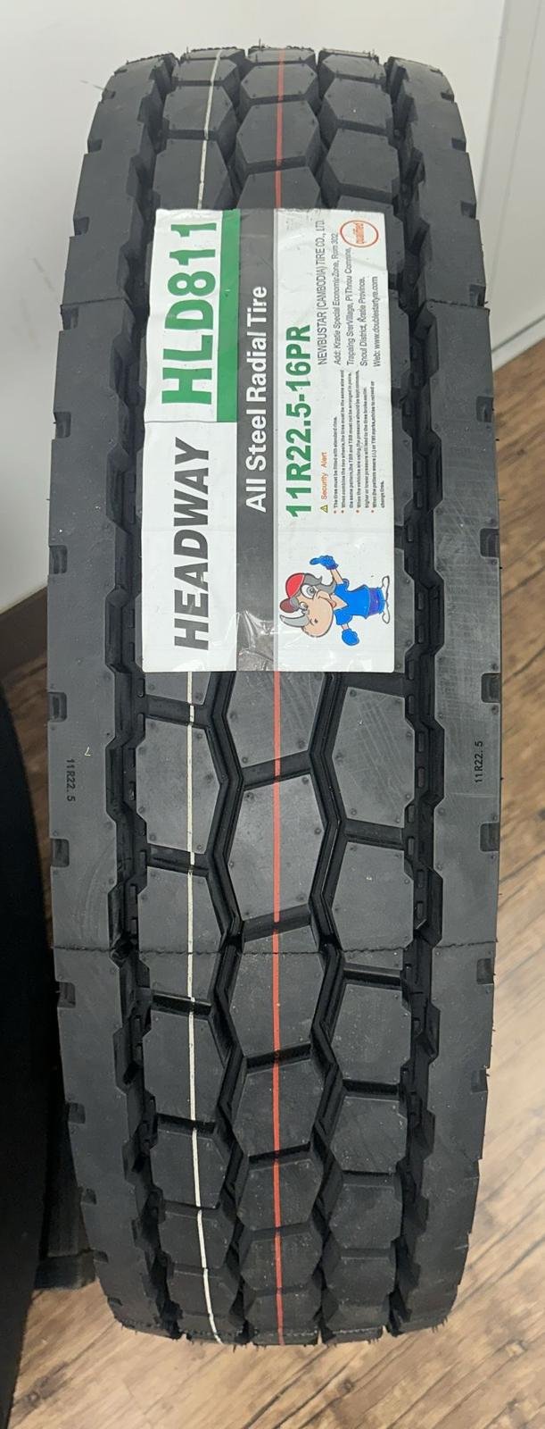 11R22.5 16 PL HLD811 TRACTION HEADWAY CAMBOIA