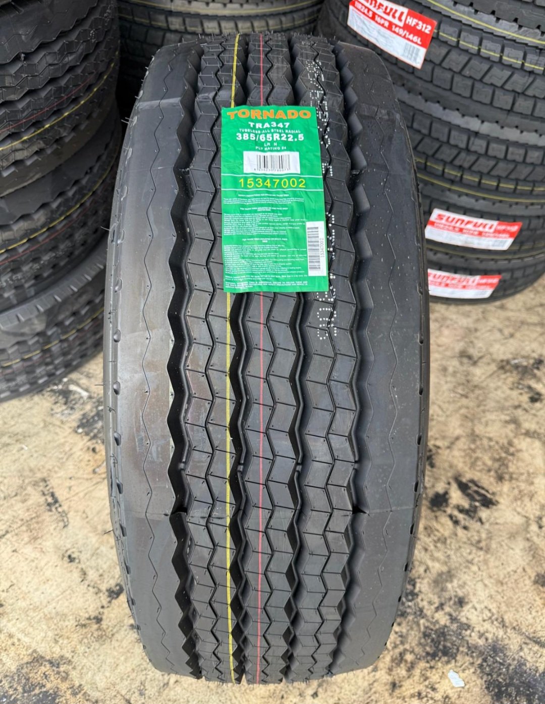 385/65R22.5 24 PL TRA347 ALL POSITION TORNADO VIETNAM