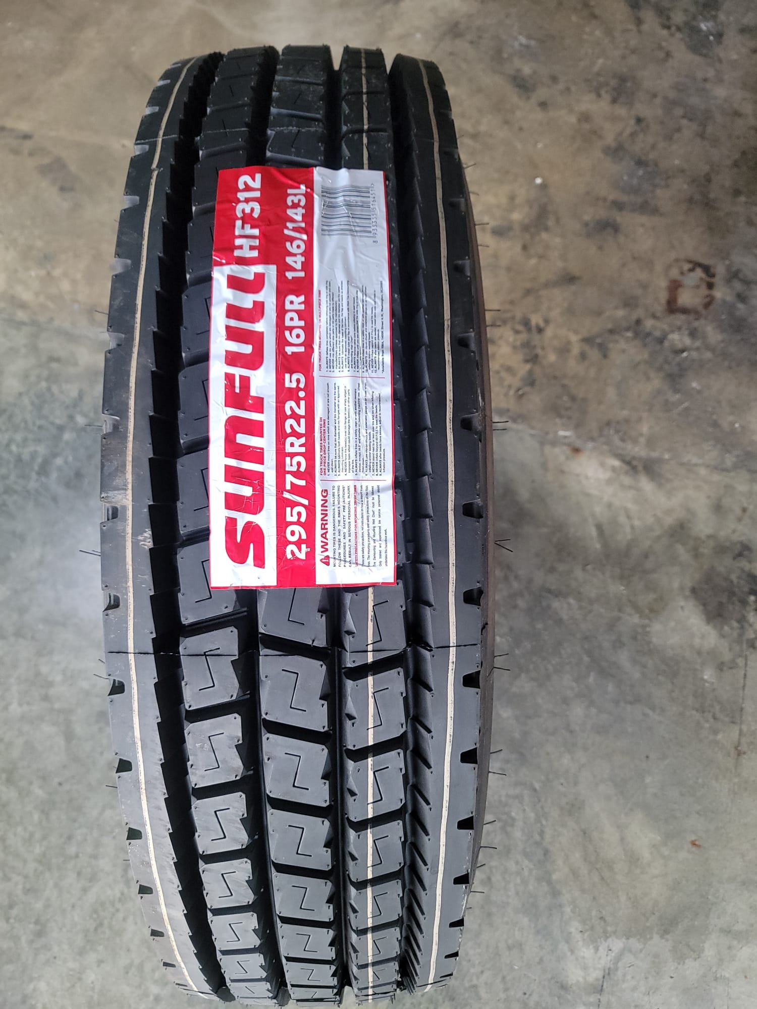 295/75R22.5 16 PL HF312 TRACTION SUNFULL VIETNAM