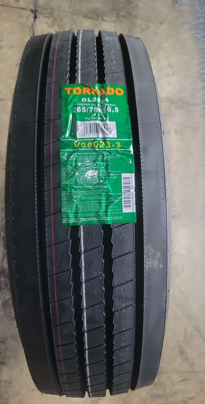 265/70R19.5 16 PL TRA350 ALL POSITION TORNADO VIETNAM